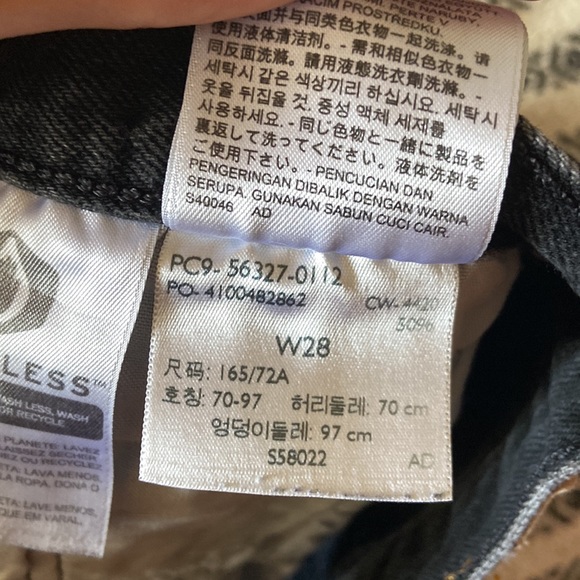 Black denim Levi’s - Picture 4 of 4